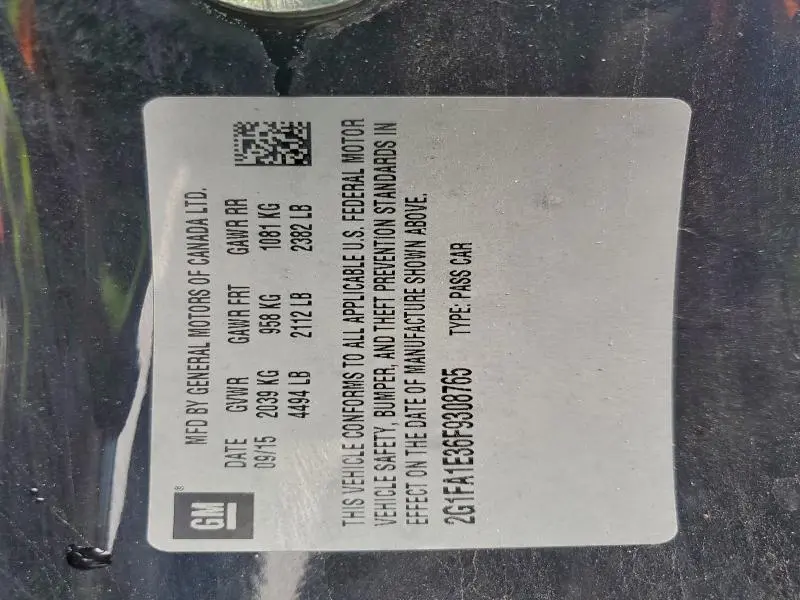 2015 CHEVROLET CAMARO LS  