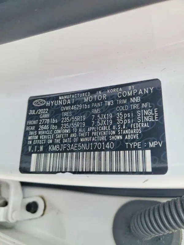 2022 HYUNDAI TUCSON N LINE  