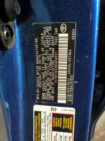 2011 TOYOTA CAMRY BASE  