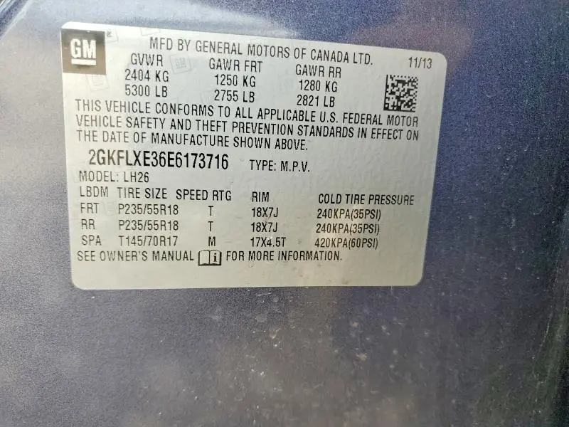 2014 GMC TERRAIN SLT  