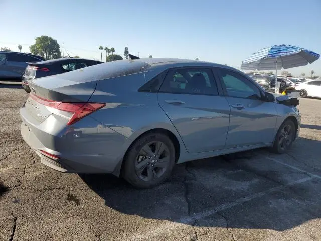 2021 HYUNDAI ELANTRA BLUE  