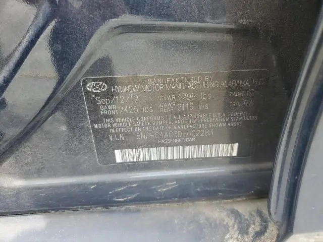 2013 HYUNDAI SONATA SE