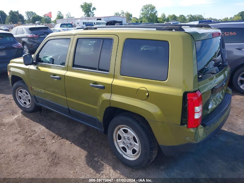 2012 JEEP PATRIOT SPORT