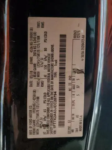 2018 FORD F250 SUPER DUTY  