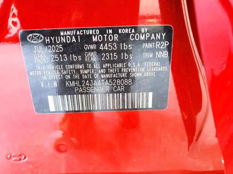 2026 HYUNDAI SONATA SE  