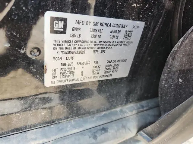 2021 CHEVROLET TRAX LS  