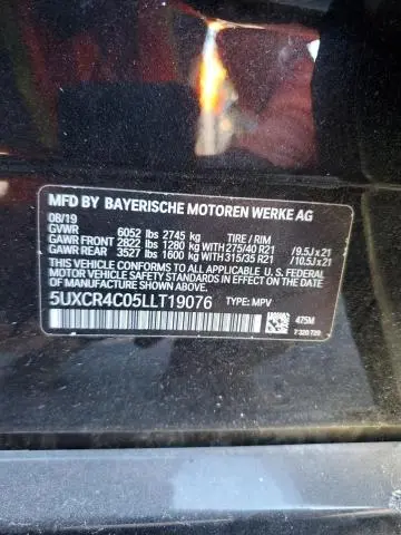 2020 BMW X5 SDRIVE 40I  