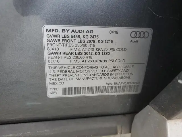 2018 AUDI Q5 PREMIUM PLUS