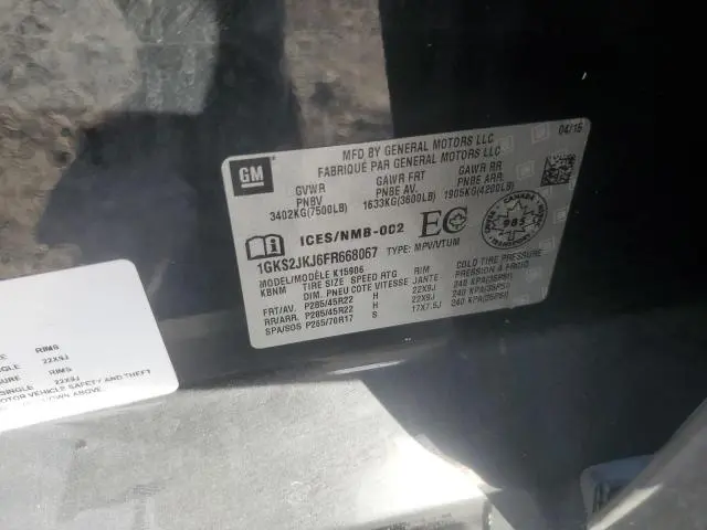 2015 GMC YUKON XL DENALI  