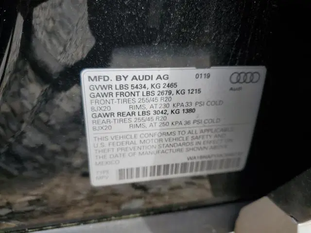 2019 AUDI Q5 PREMIUM PLUS  