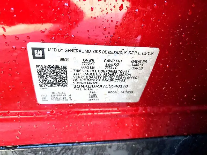 2020 CHEVROLET BLAZER 1LT  