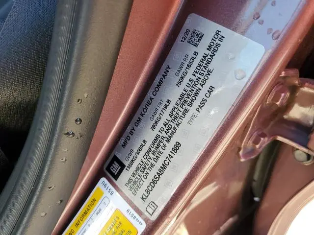 2021 CHEVROLET SPARK 1LT