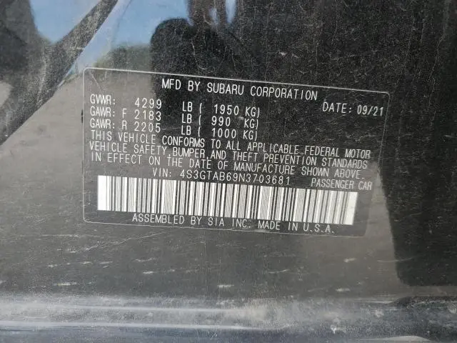 2022 SUBARU IMPREZA   