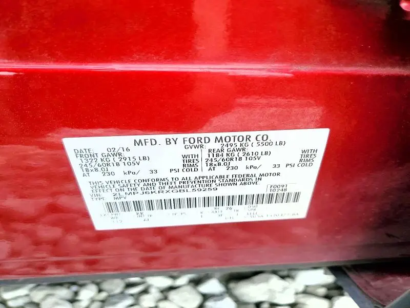 2016 LINCOLN MKX SELECT  