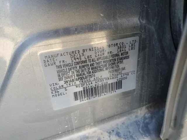 2013 NISSAN SENTRA S  