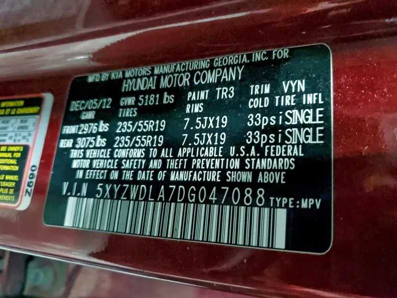 2013 HYUNDAI SANTA FE SPORT   