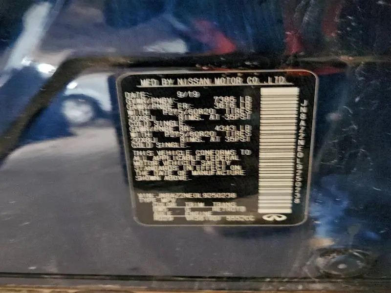 2020 INFINITI QX80 LUXE  