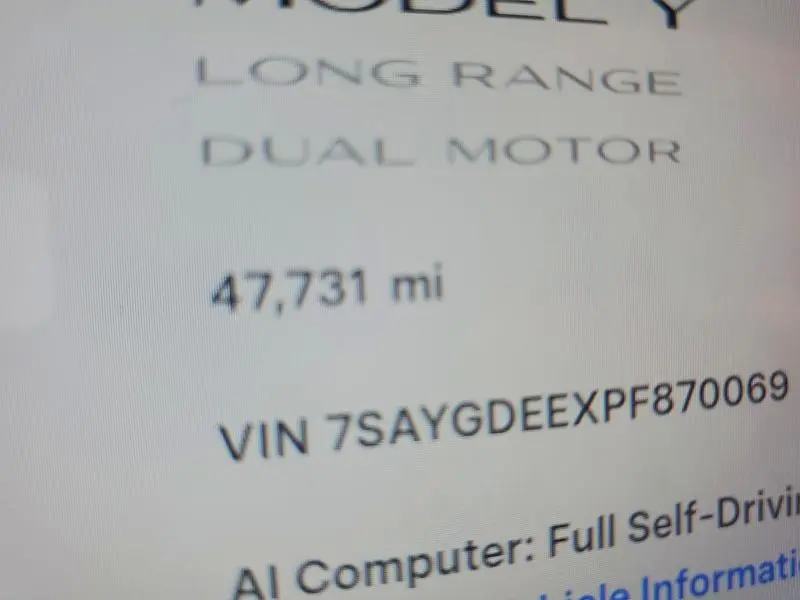 2023 TESLA MODEL Y   