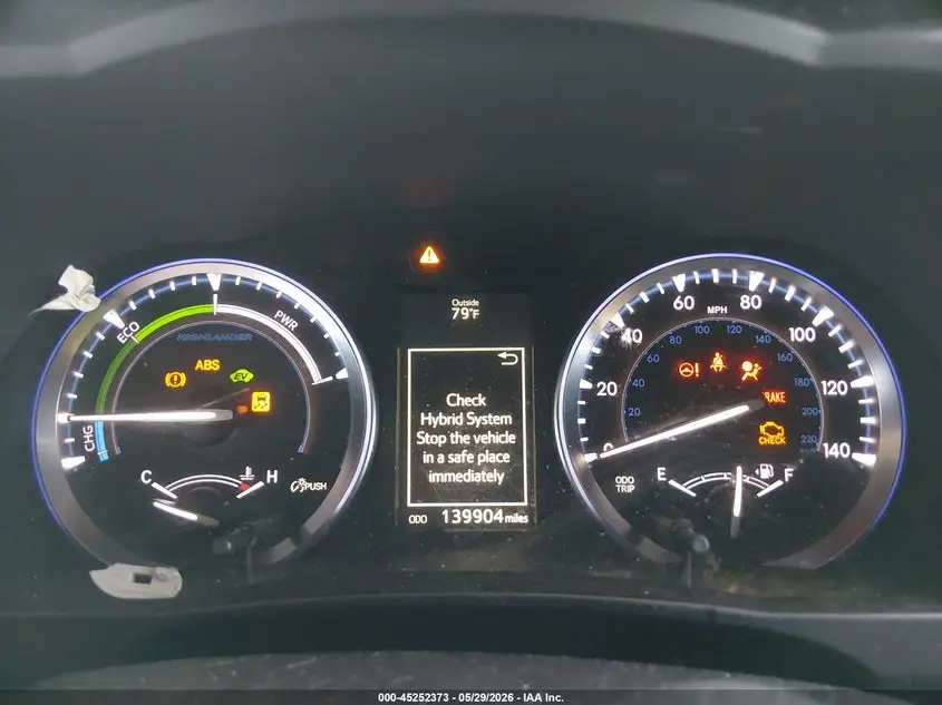2014 TOYOTA HIGHLANDER HYBRID LIMITED PLATINUM V6
