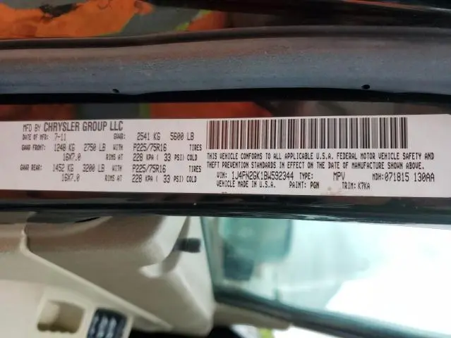 2011 JEEP LIBERTY SPORT  