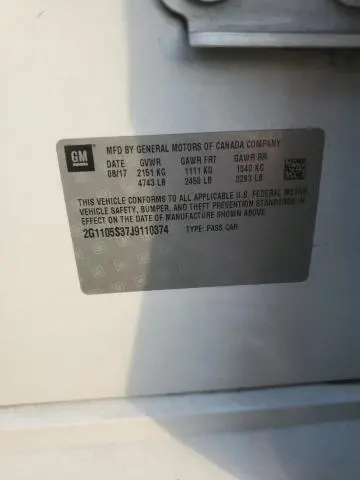 2018 CHEVROLET IMPALA LT  