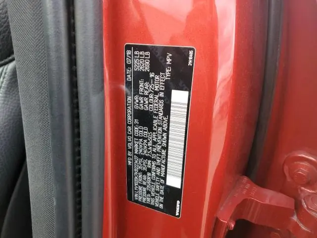 2019 VOLVO XC60 T5 MOMENTUM  