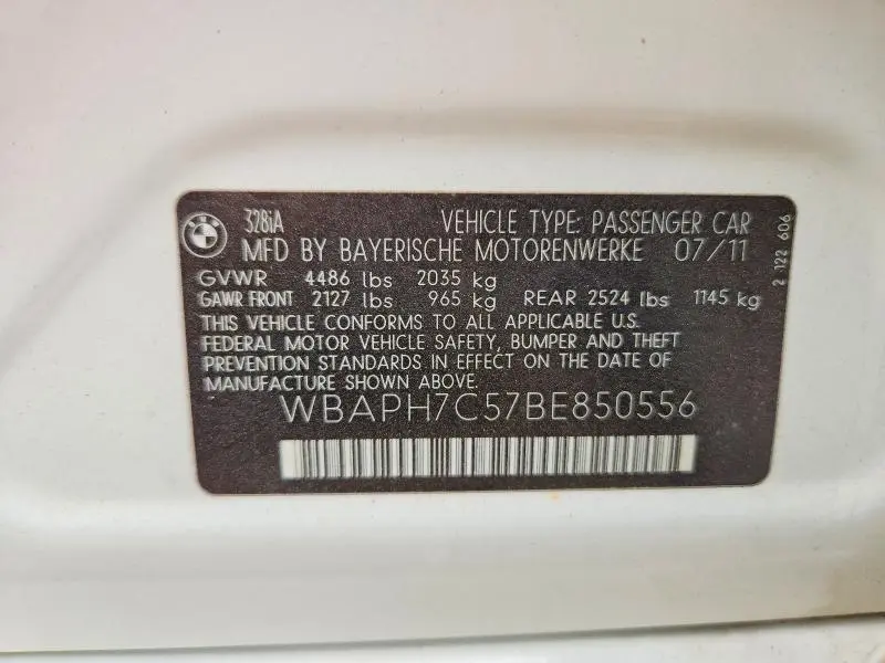 2011 BMW 328 I  