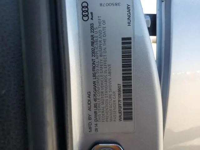 2015 AUDI A3 PREMIUM PLUS  