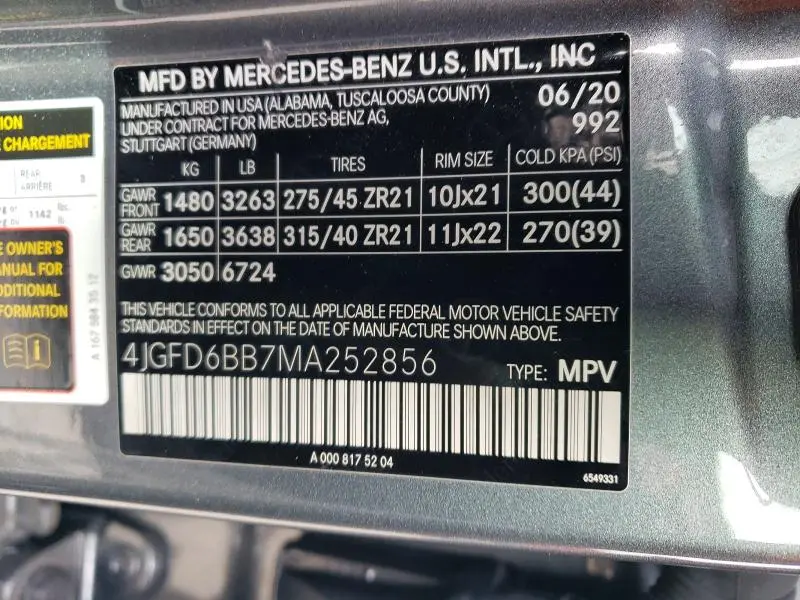 2021 MERCEDES-BENZ GLE COUPE AMG 53 4MATIC  