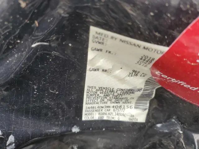 2021 NISSAN ALTIMA SV  