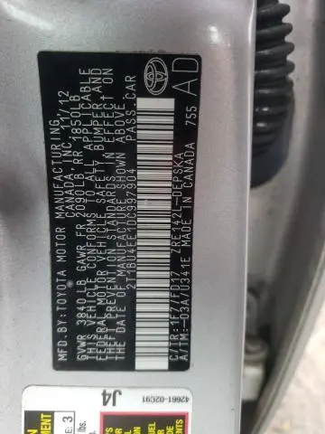 2013 TOYOTA COROLLA BASE  