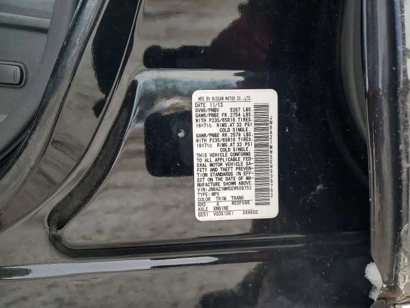 2014 NISSAN MURANO S  