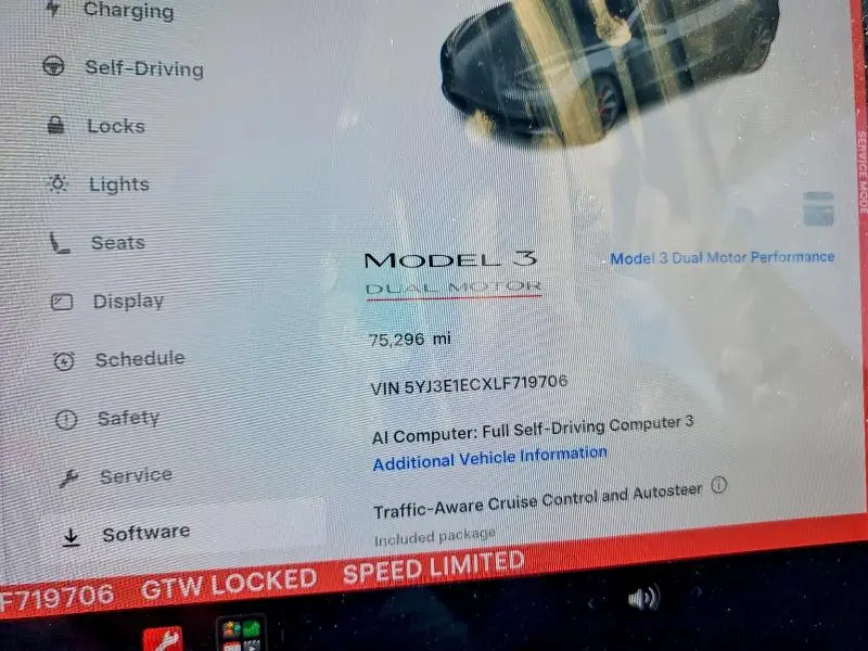2020 TESLA MODEL 3   