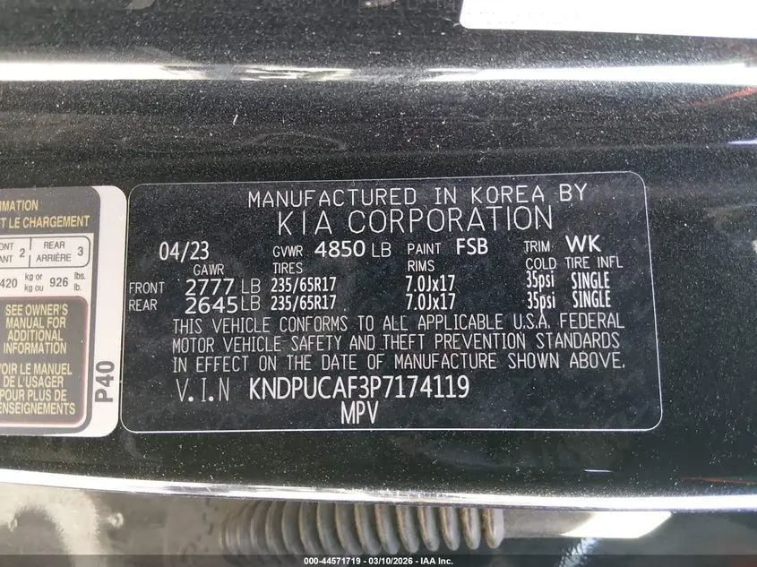 2023 KIA SPORTAGE LX