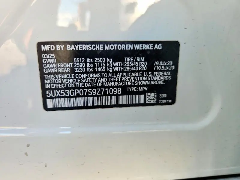 2025 BMW X3 30 XDRIVE  