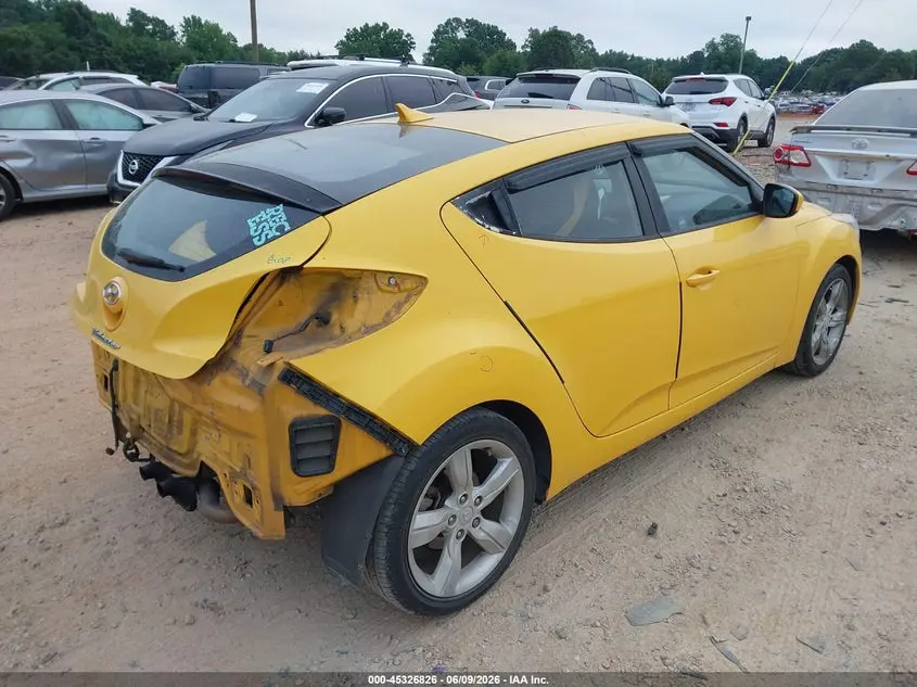 2012 HYUNDAI VELOSTER BASE W/BLACK