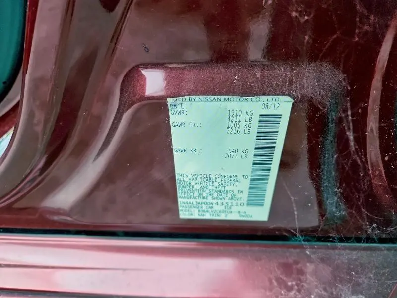 2013 NISSAN ALTIMA 2.5  