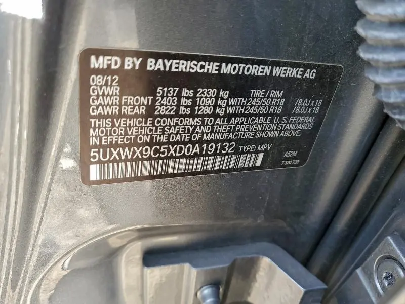 2013 BMW X3 XDRIVE28I  