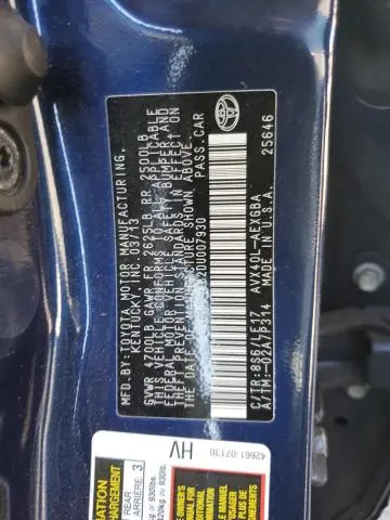 2013 TOYOTA AVALON HYBRID  