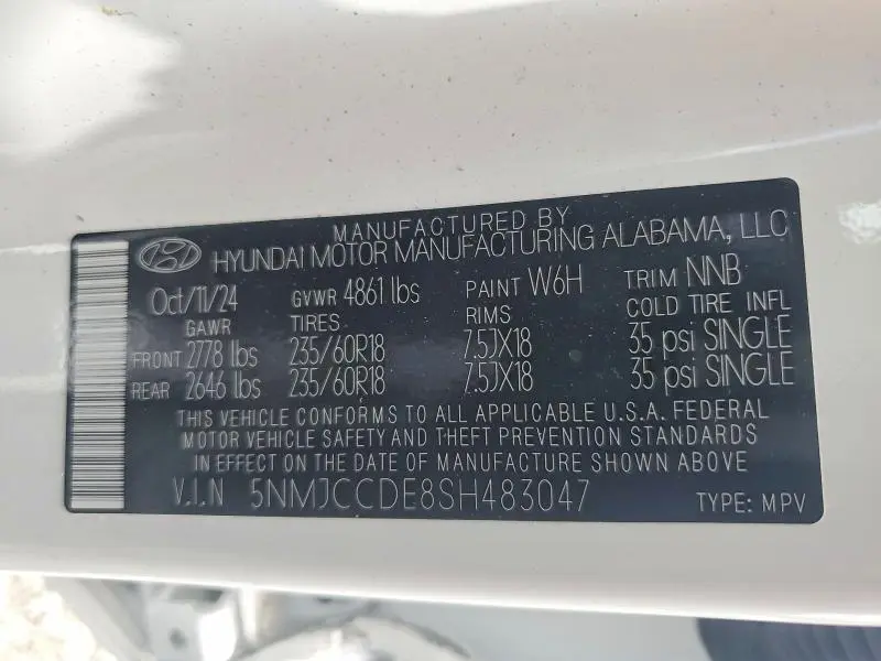 2025 HYUNDAI TUCSON SEL  
