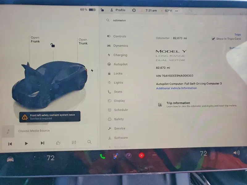 2022 TESLA MODEL Y   