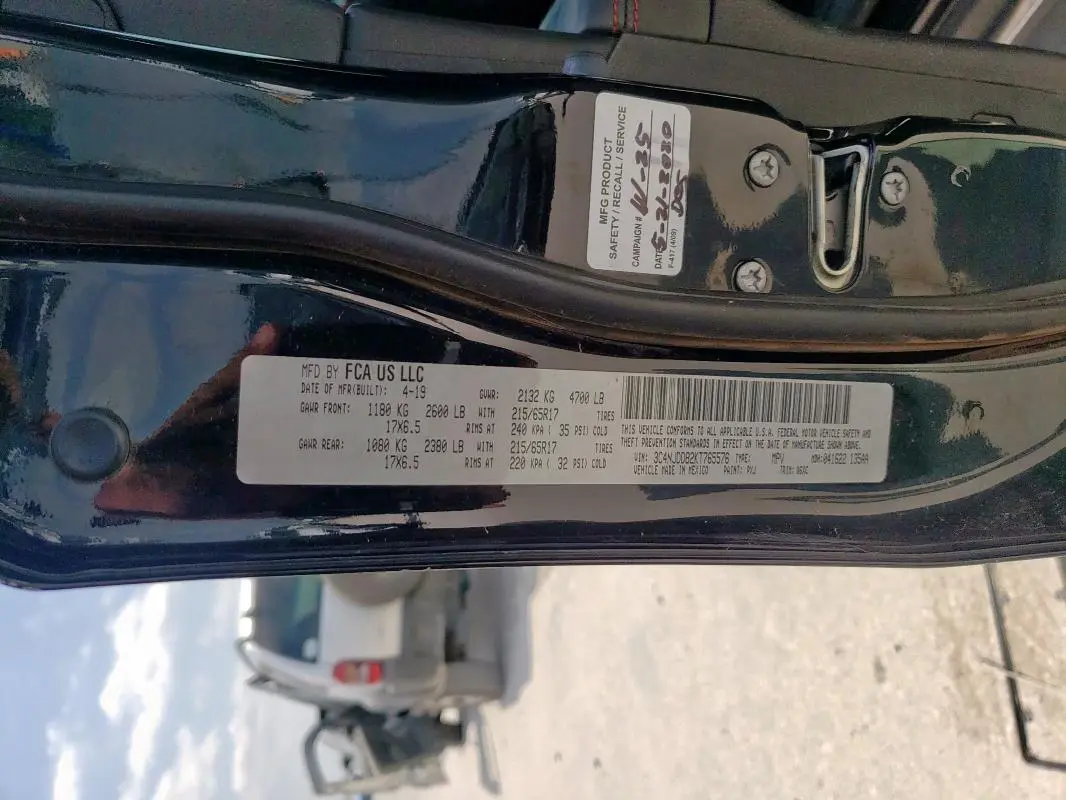 2019 JEEP COMPASS TRAILHAWK