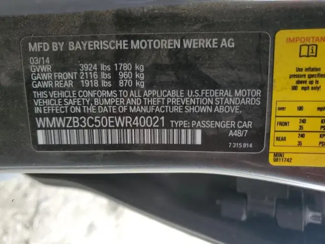 2014 MINI COOPER COUNTRYMAN  