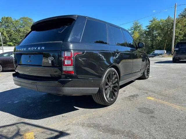 2016 LAND ROVER RANGE ROVER SUPERCHARGED  