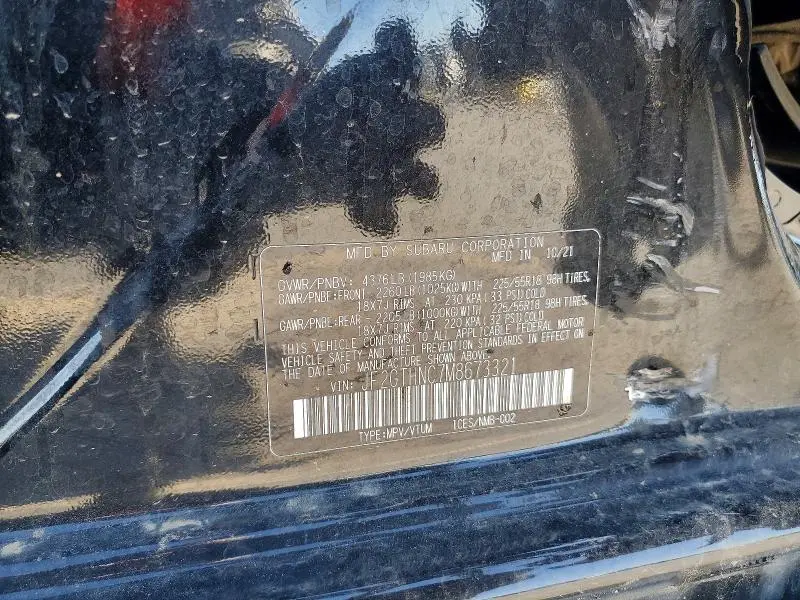 2021 SUBARU CROSSTREK LIMITED  