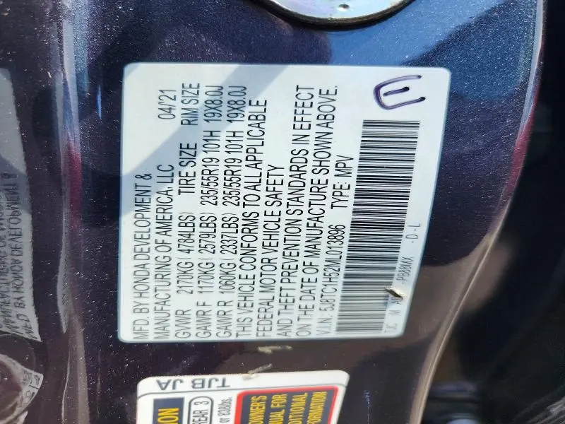2021 ACURA RDX TECHNOLOGY  