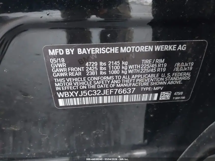 2018 BMW X2 XDRIVE28I