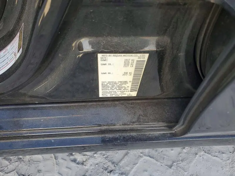 2017 NISSAN ALTIMA 2.5 S  