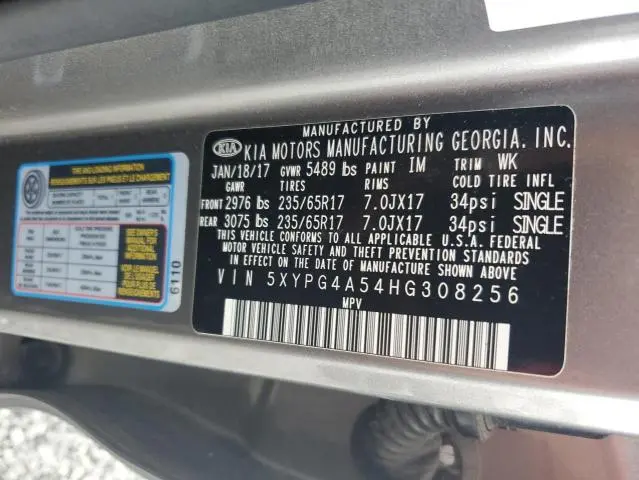 2017 KIA SORENTO LX  
