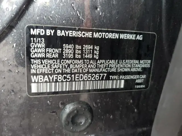 2014 BMW 750 LXI  